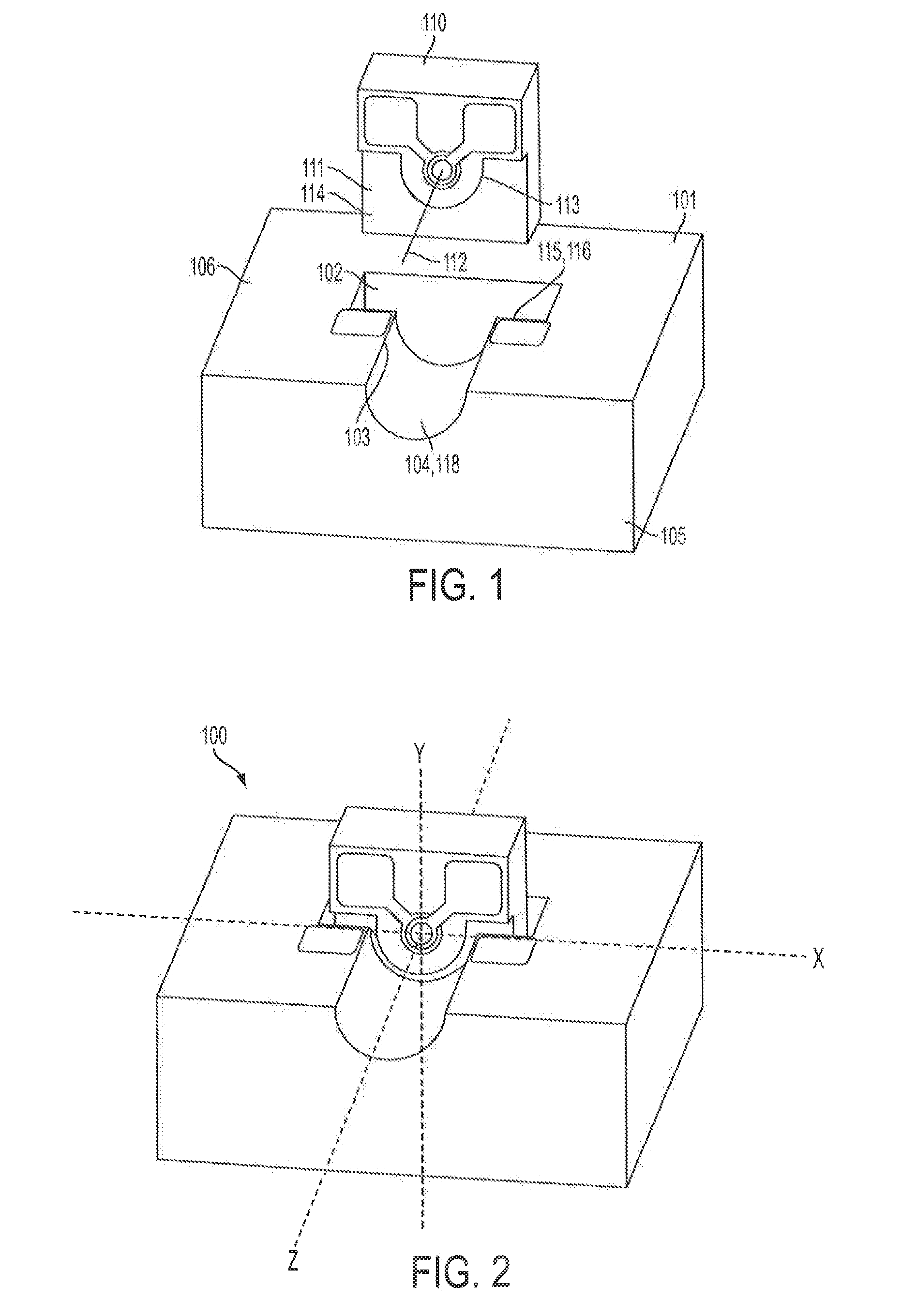 Optical assembly with passive alignment