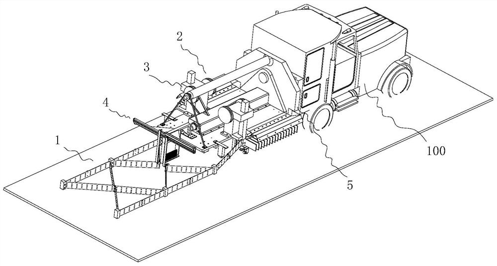 A laying equipment for ecological environment restoration and desertification control greening