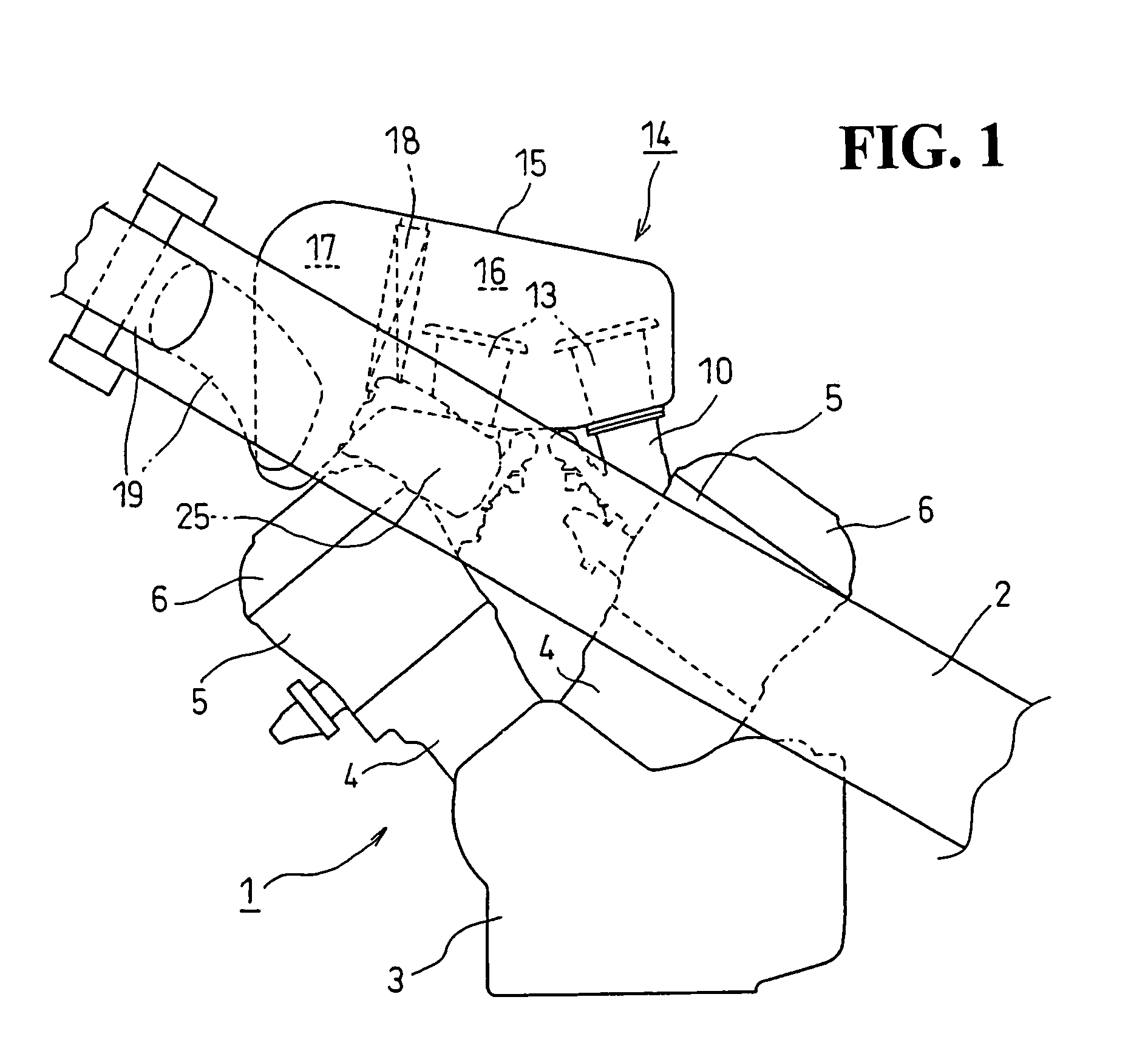 Electronic throttle control device in V-type internal combustion engine for vehicle