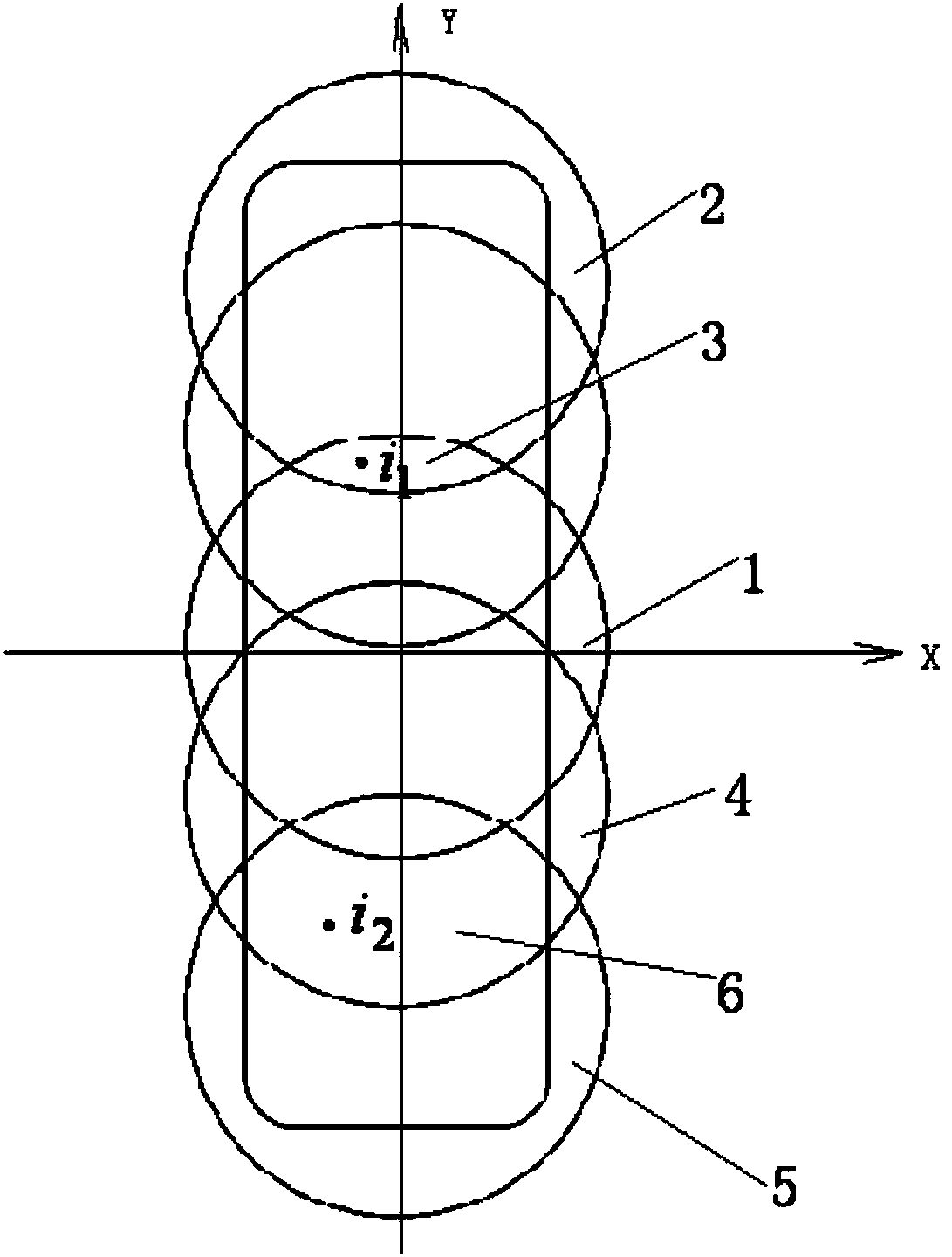 Method for detecting surface figures of large-aperture off-axis convex aspheric mirror
