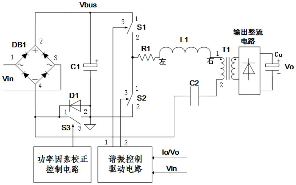 Power factor correction control circuit and driving power supply