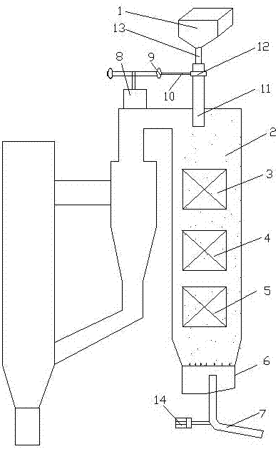 A Method for Ash Removal Applicable to Fluidized Bed Boiler