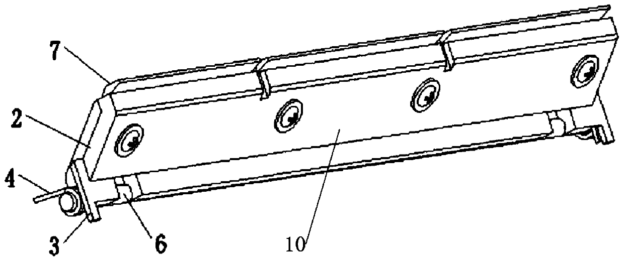 Device for preventing dust in sweeper dust collection box from falling
