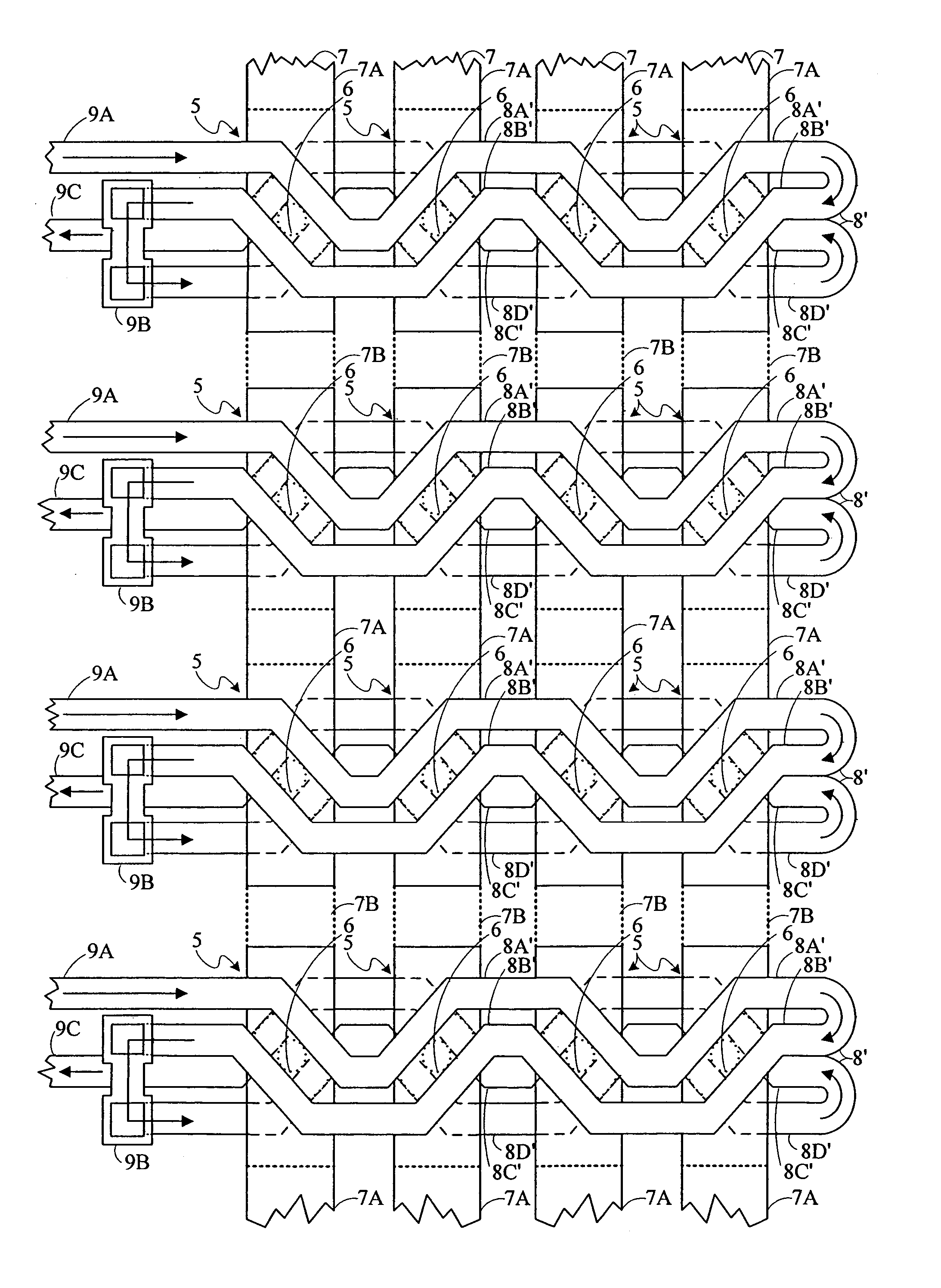 Radial field generating selection conductor device