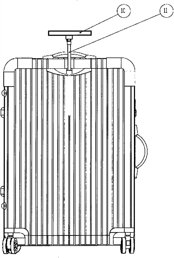 Assembled luggage case