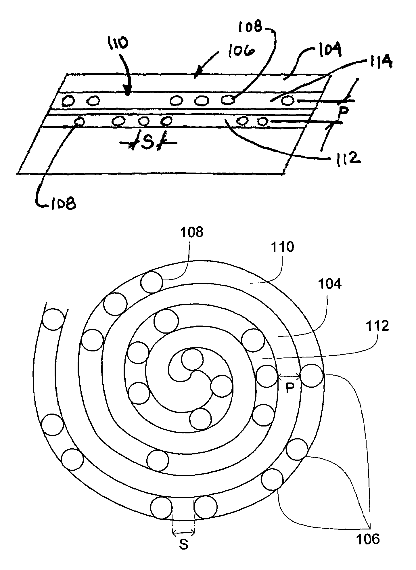 High capacity digital data storage by transmission of radiant energy through arrays of small diameter holes