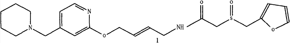A kind of lafutidine composition and preparation method thereof
