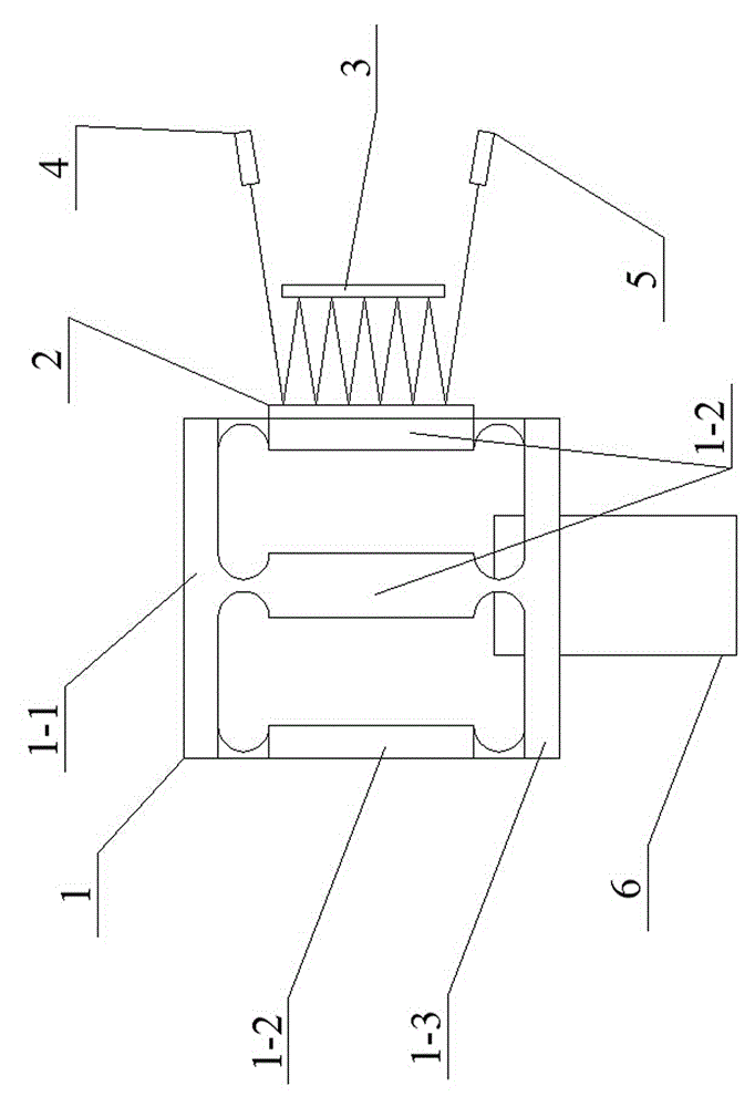 Two-dimensional force measuring main shaft fixture based on phase-sensitive detector (PSD) principle