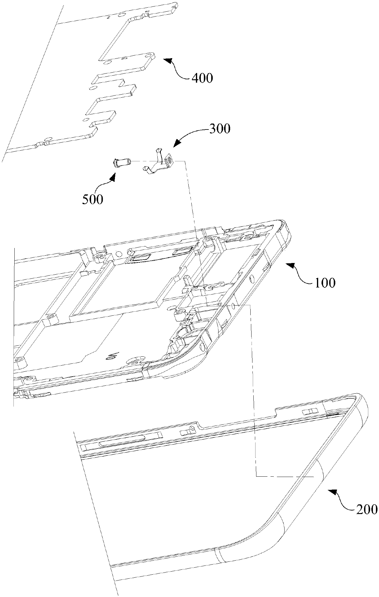 Electronic device, elastic piece assembly thereof, and elastic piece thereof