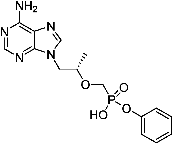 A kind of preparation method of (r)-1-(6-amino-9h-purin-9-yl) 2-phenyl ester