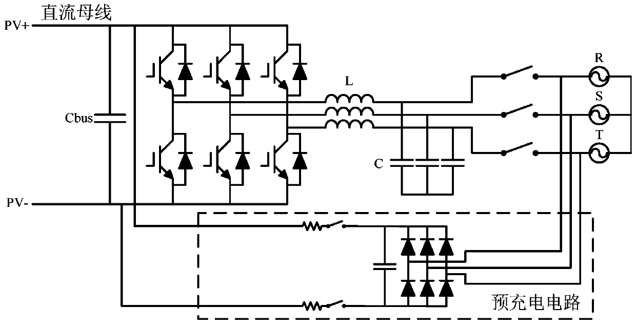 A kind of precharging circuit and photovoltaic inverter