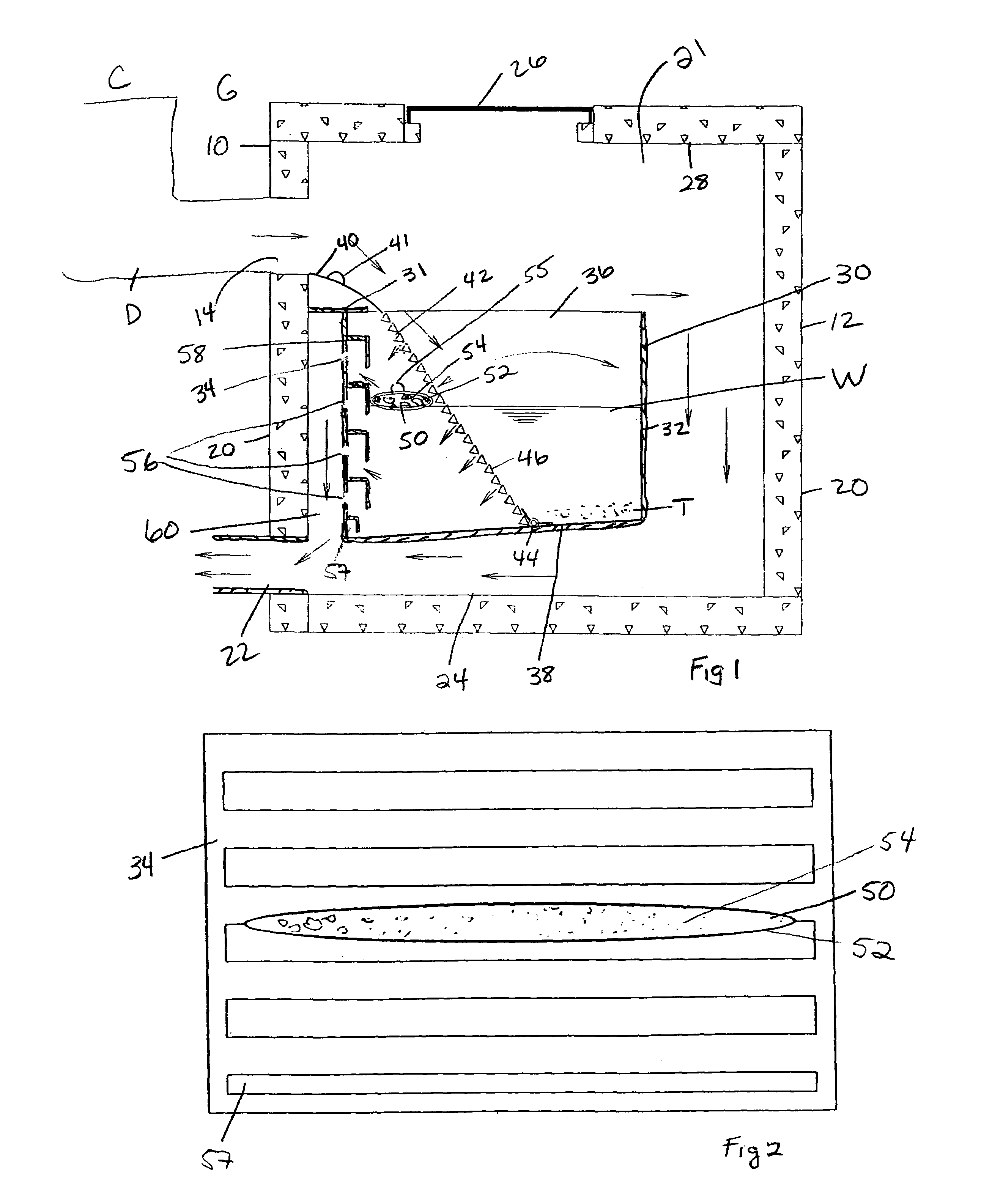 Apparatus for separating oil and debris from water run-off