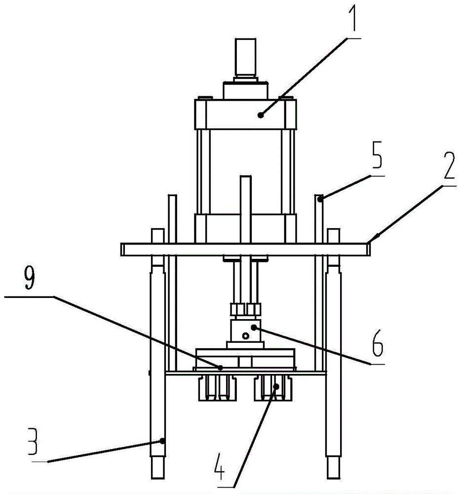 Machine head device of claw cutter