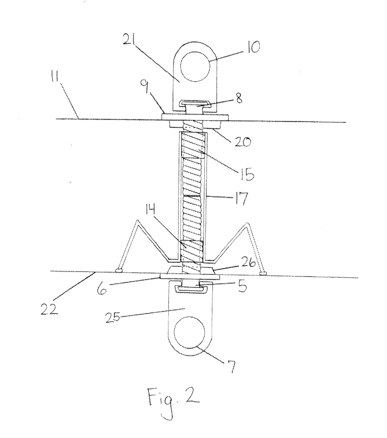 Double Sided Concrete Fall Arrest Anchor