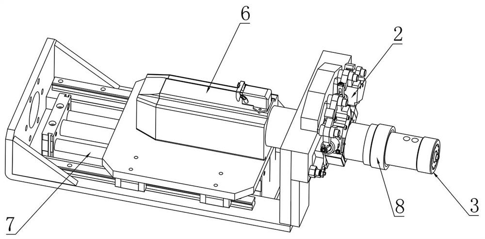 Multi-component polymer mixing spiral jet device