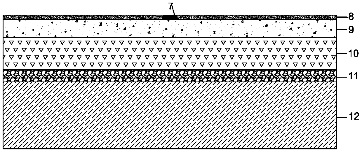 An assembled ecc-photovoltaic power generation surface structure and construction method