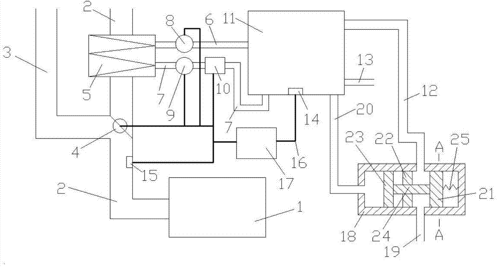 Waste heat recovery water circulating device