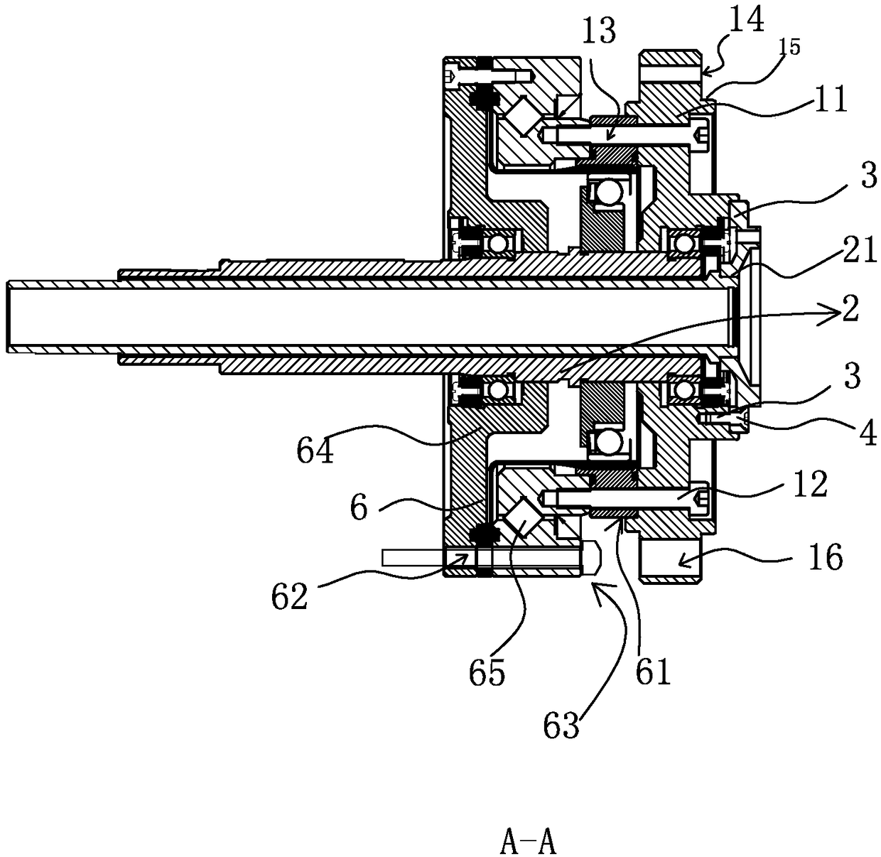 Harmonic reducer capable of being directly connected with a mechanical arm