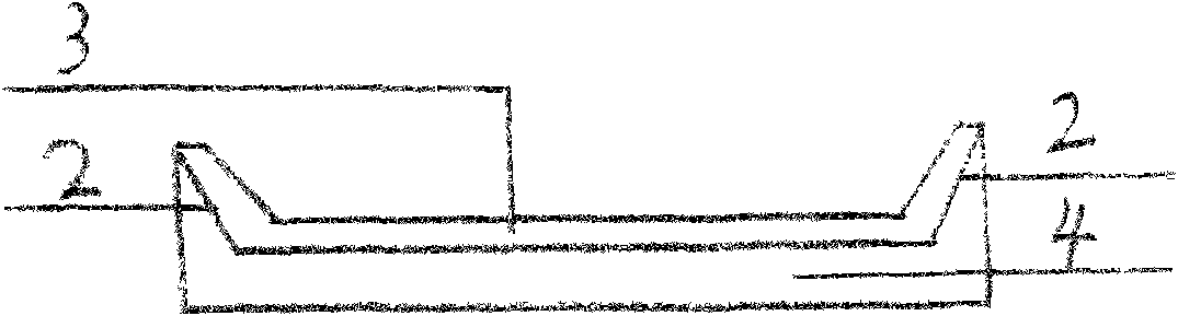 Half padded insole with edge angles on edges and manufacturing method thereof