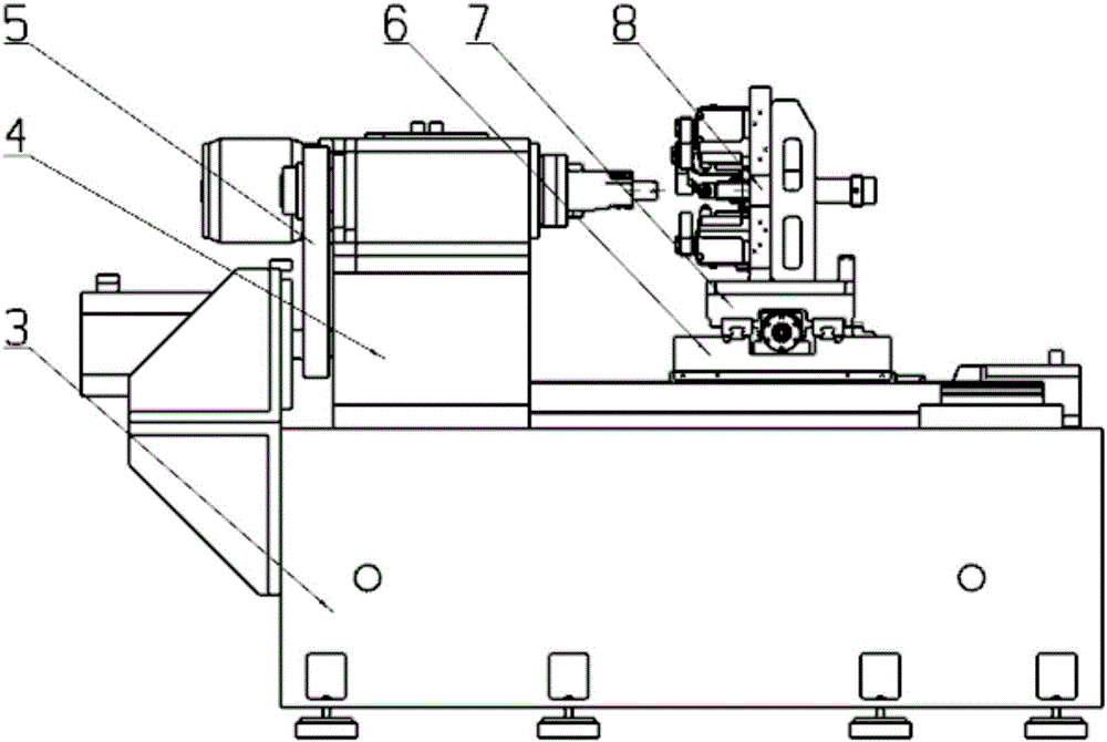Boring machine for irregularly-shaped holes of connecting rod