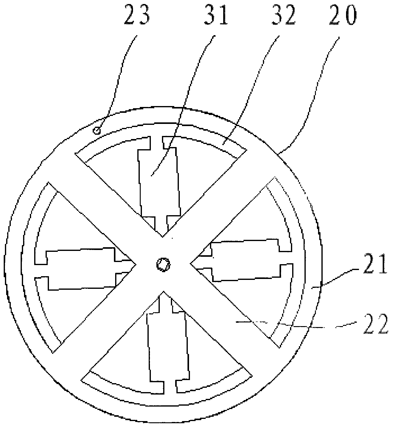 Stirring paddle and automatic temperature control stirrer using same