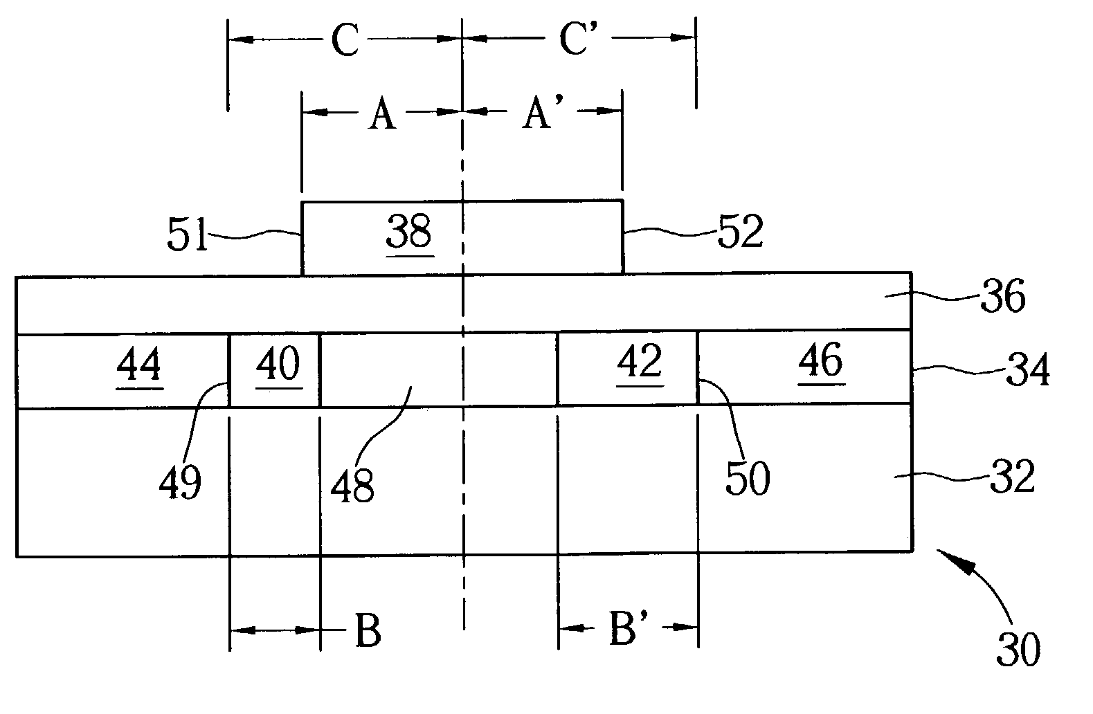 Asymmetry thin-film transistor
