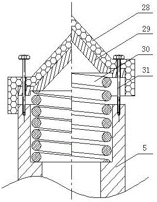 A large-capacity well-type solar heat collection-heat storage device