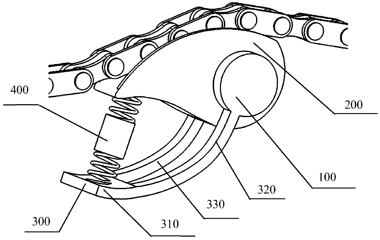 Cam-based chain tensioner and its control method