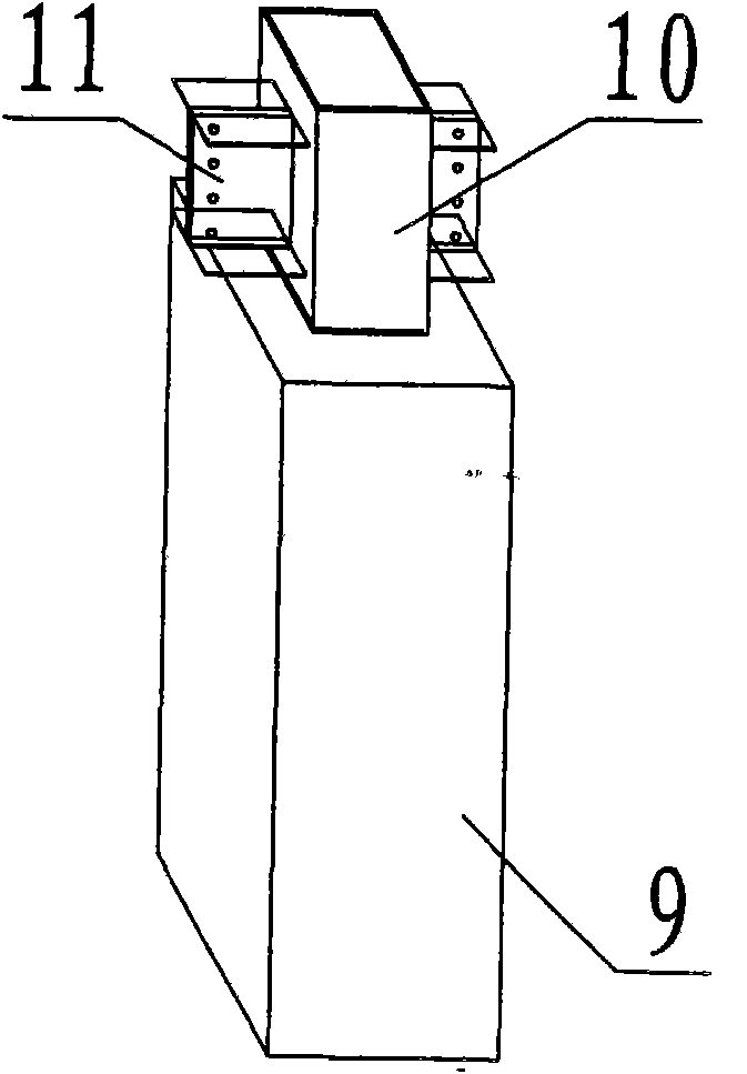 Prefabricated reinforced concrete beam and connection joint of reinforced concrete column and beam