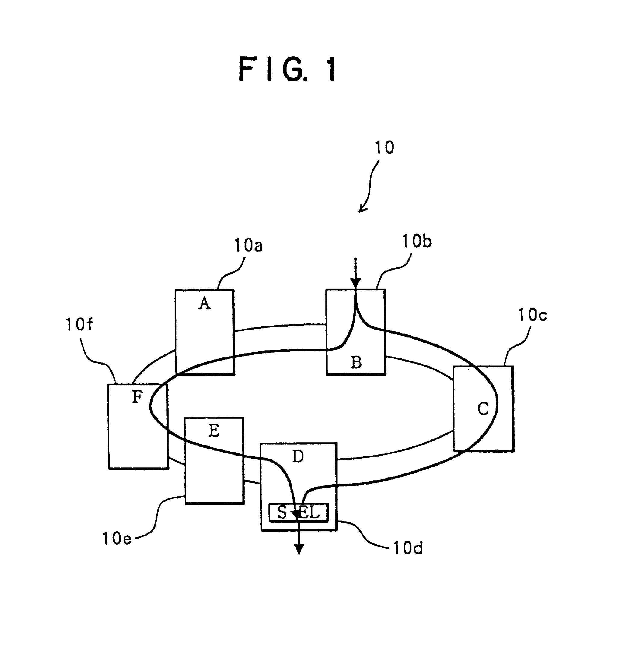 Optical ring transmission system using squelch method