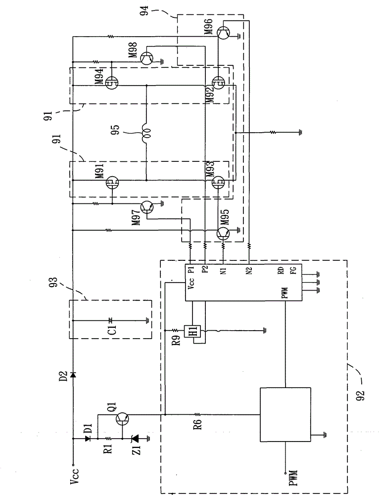 Fan system and stopping control circuit thereof