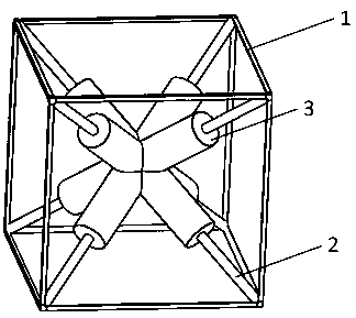 Lattice structure with vibration isolation characteristic