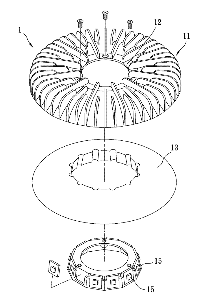 Light emitting device, light-downward lamping tool, and light guiding plate employed by the light-downward lamping tool