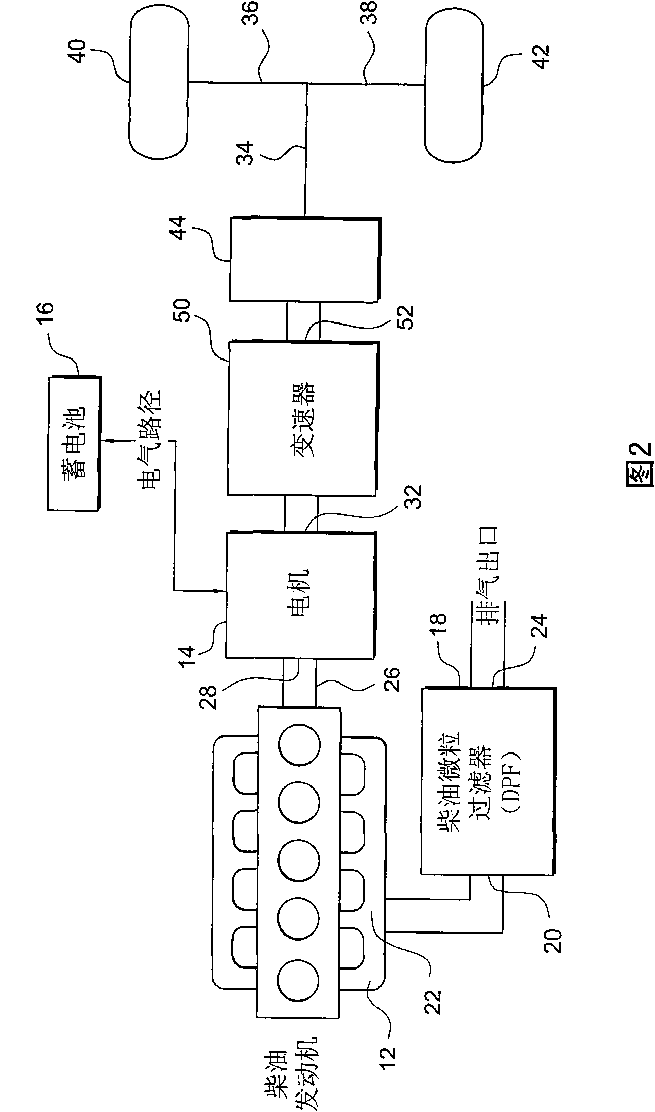 Regenerating an engine exhaust gas particulate filter for hybrid electric vehicle