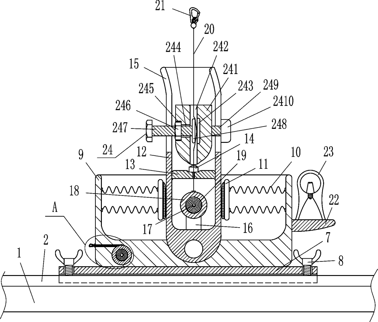 Tug-of-war result adjudicating device