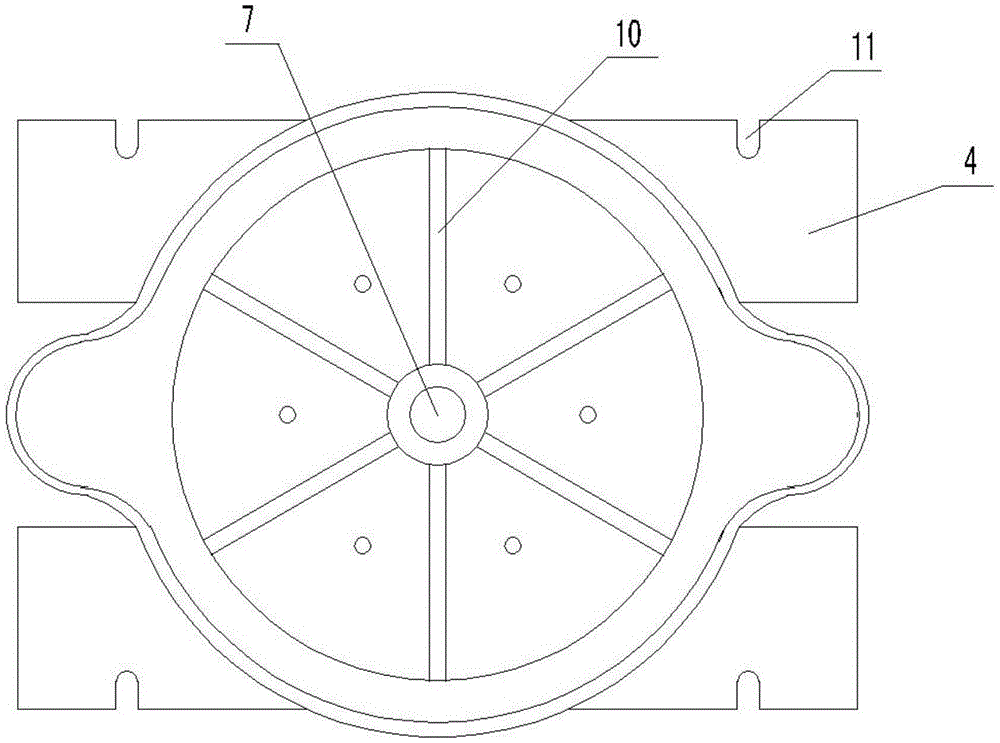 A device for realizing high-pressure torsion process on a hydraulic press