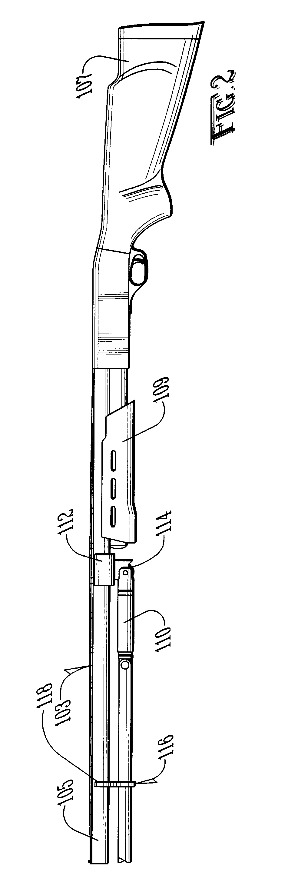 Method and apparatus for supporting a shotgun