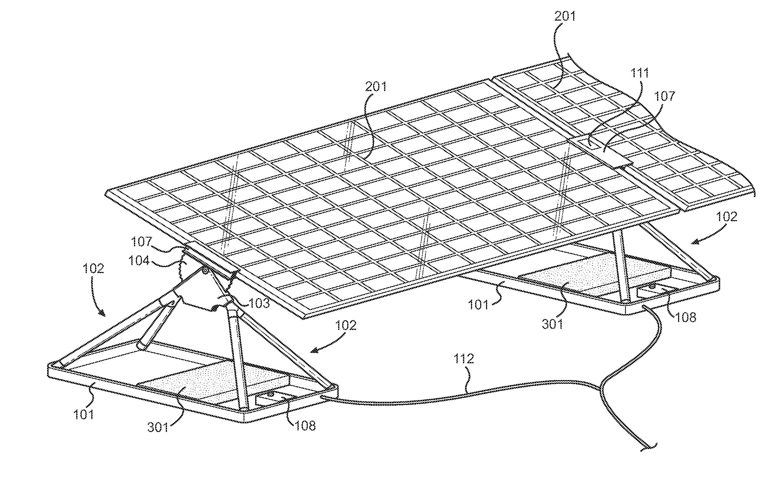 Solar Panel Rack Assembly