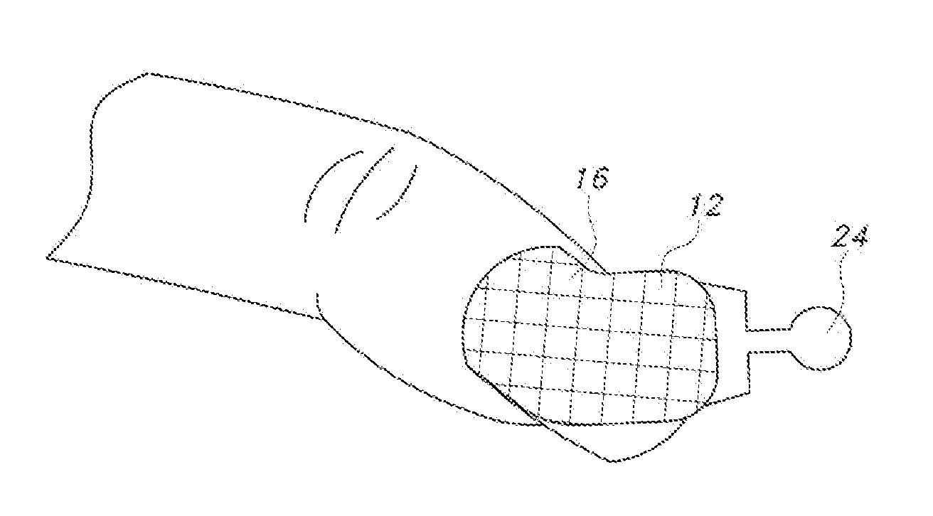 Device for nail applique transfer, sheet of nail appliques and method for nail applique transfer