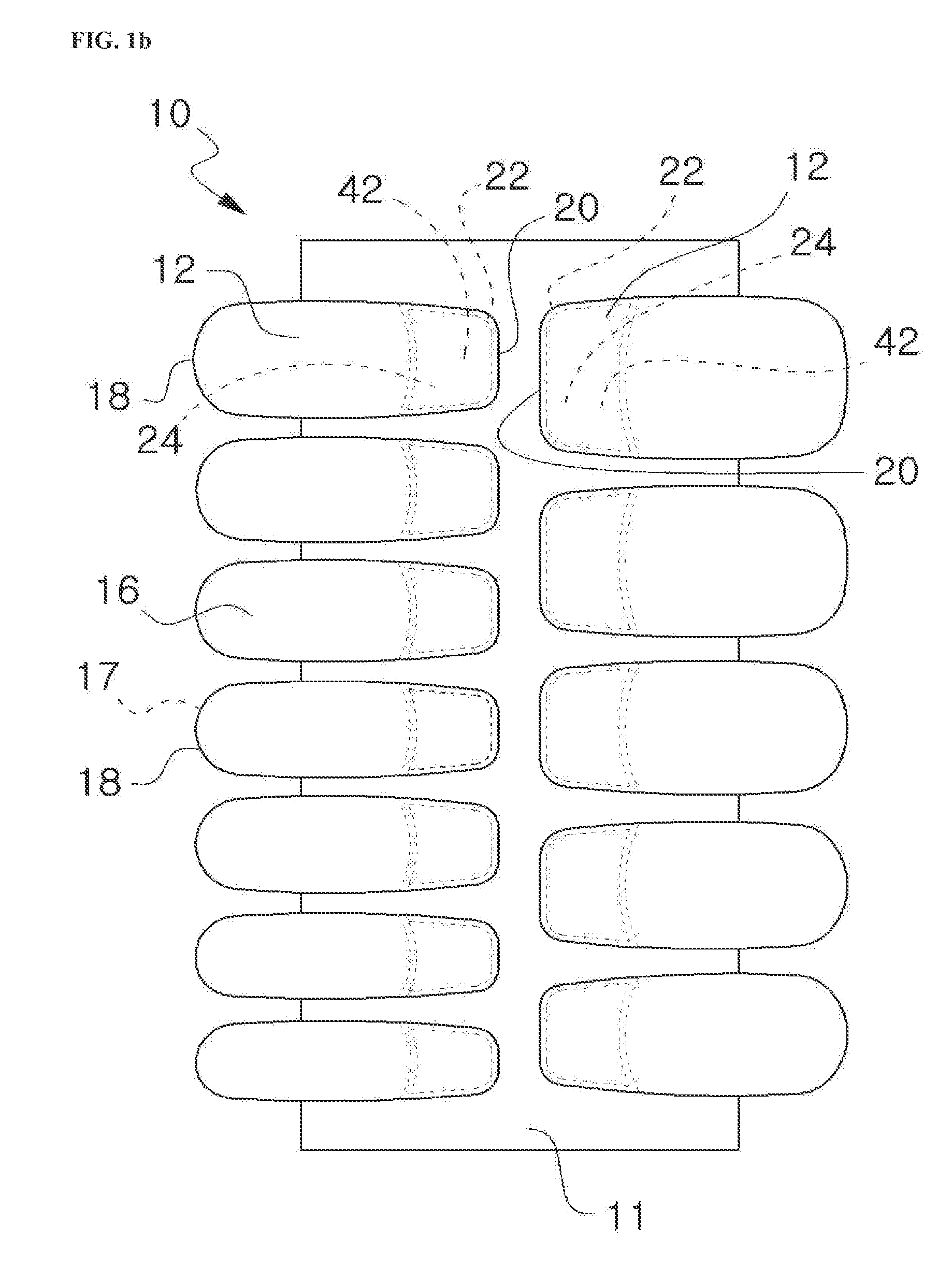 Device for nail applique transfer, sheet of nail appliques and method for nail applique transfer