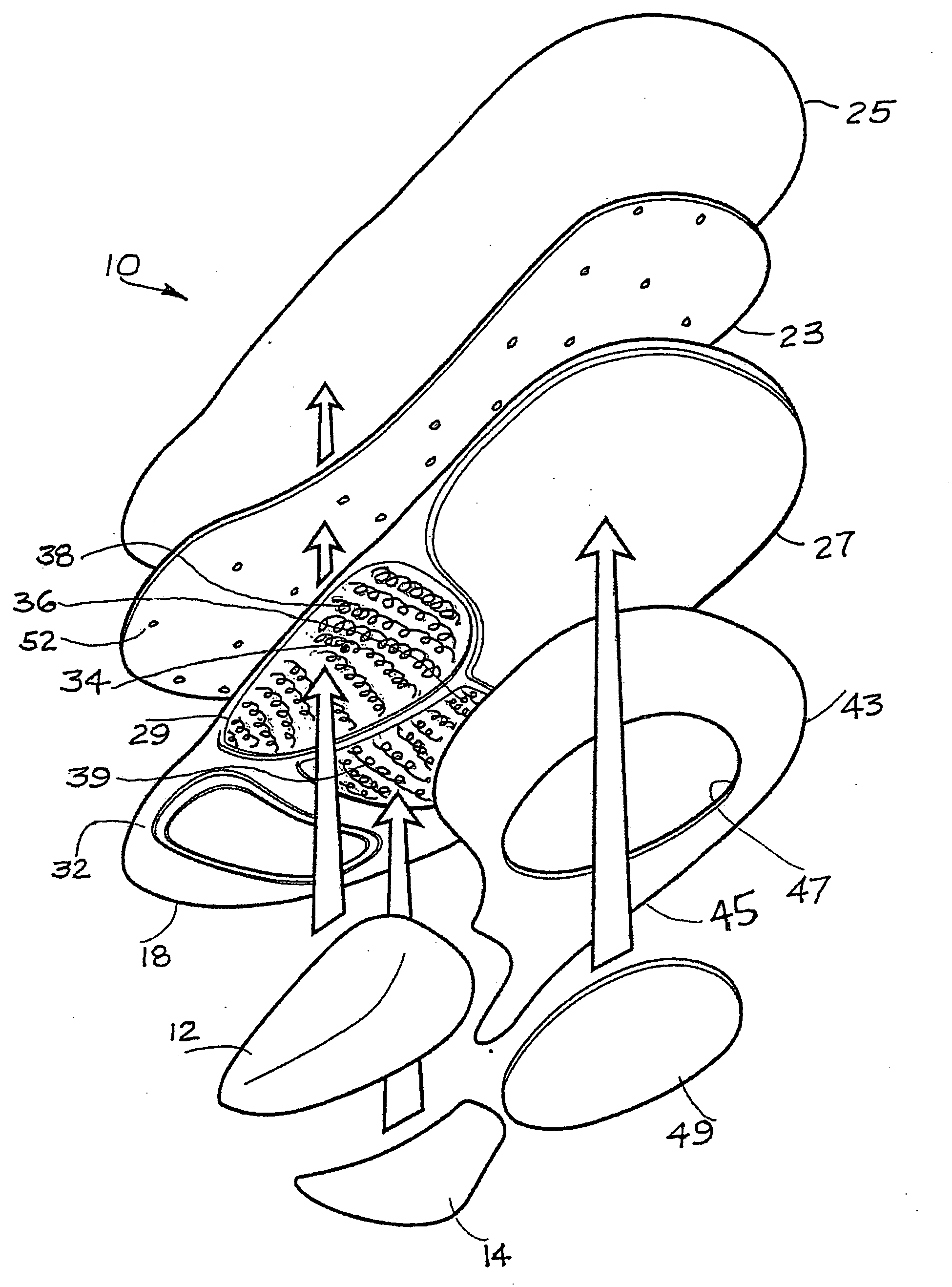 Orthotic foot device with removable support components and method of making same