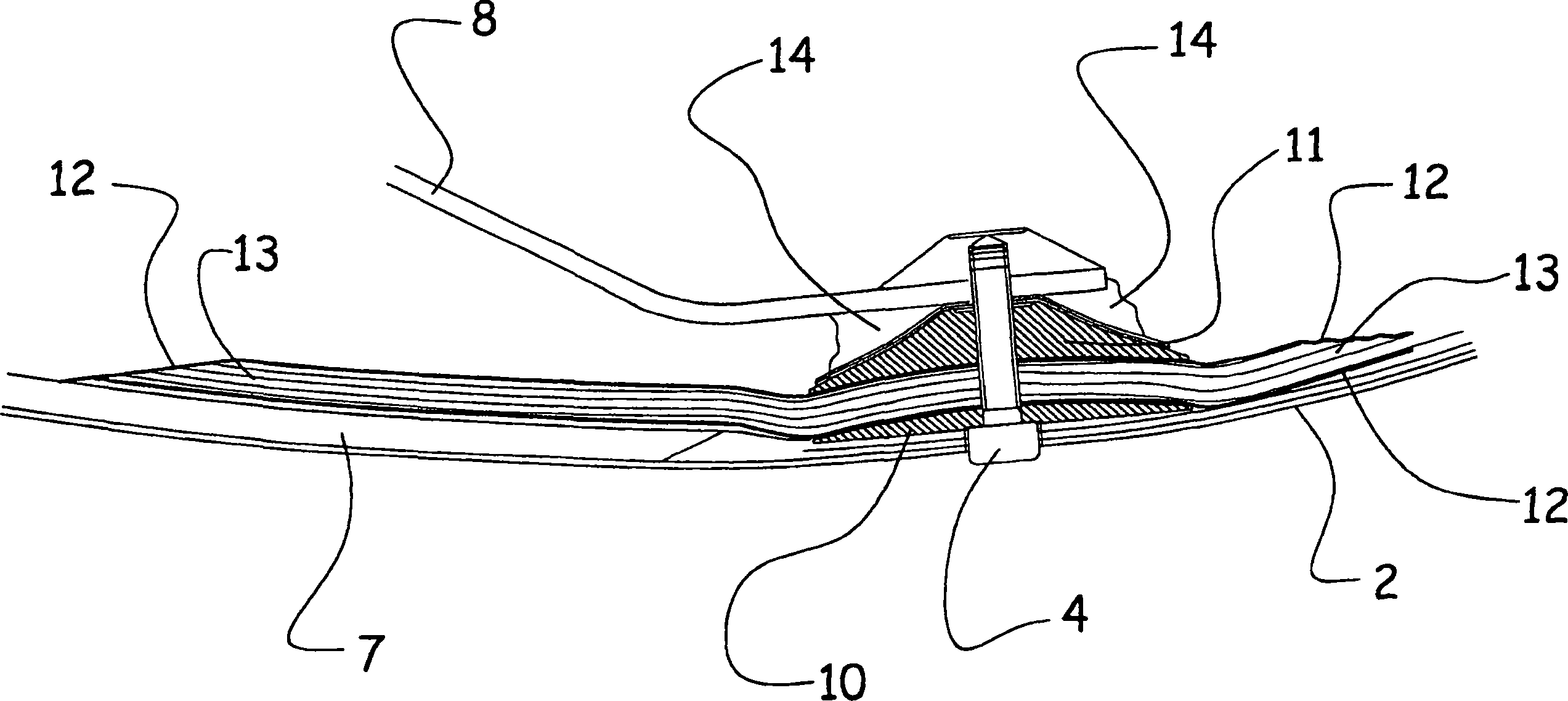Method of lightning proofing a blade for a wind-energy plant