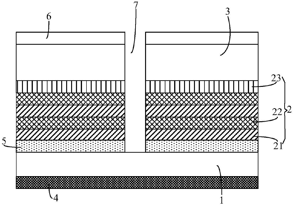 Solar cell epitaxial structure and substrate stripping method thereof