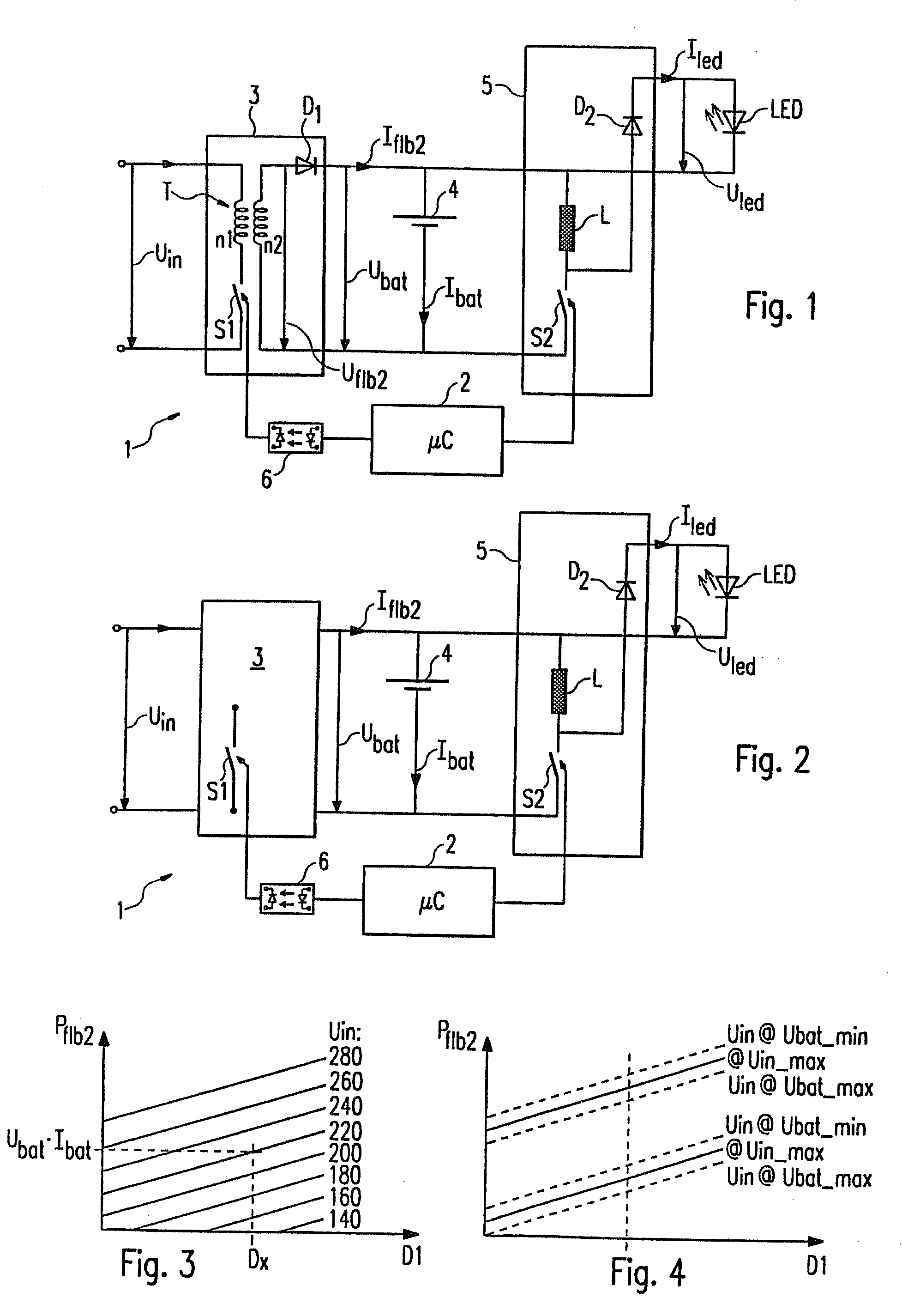 Emergency Lighting Device For Operating A Light Source, In Particular An LED