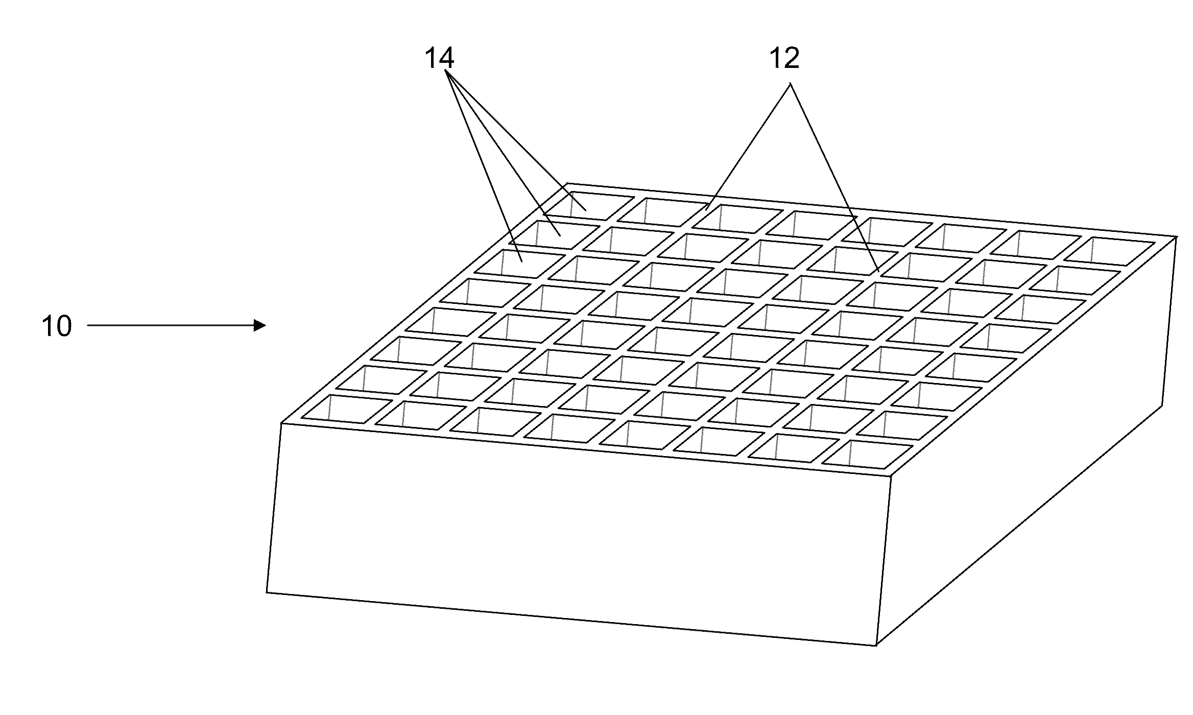 Scintillator array and a method of constructing the same