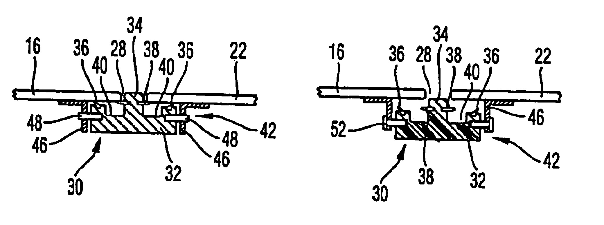 Roof module with moveable lid and rigid sealing strip