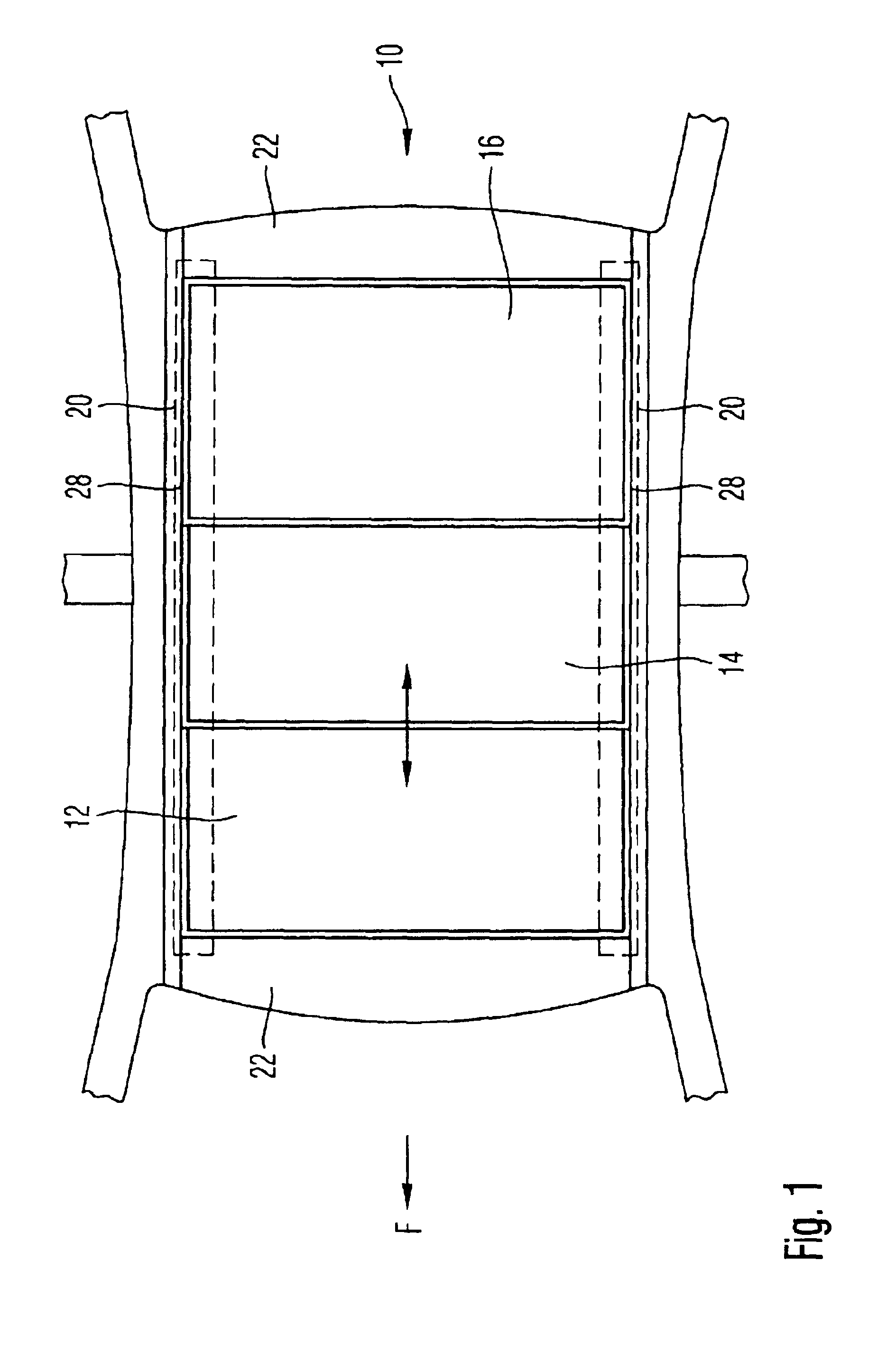 Roof module with moveable lid and rigid sealing strip