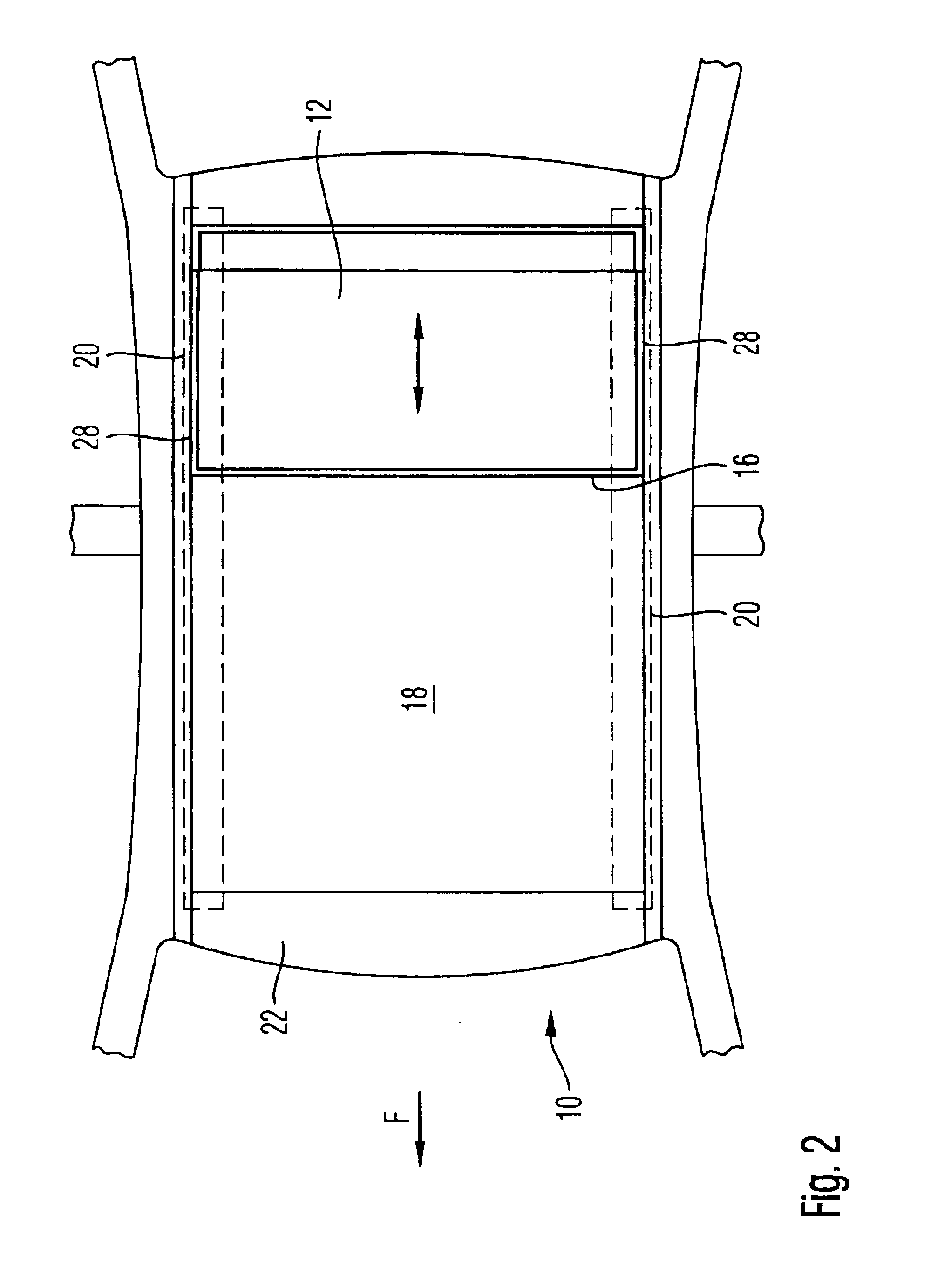 Roof module with moveable lid and rigid sealing strip