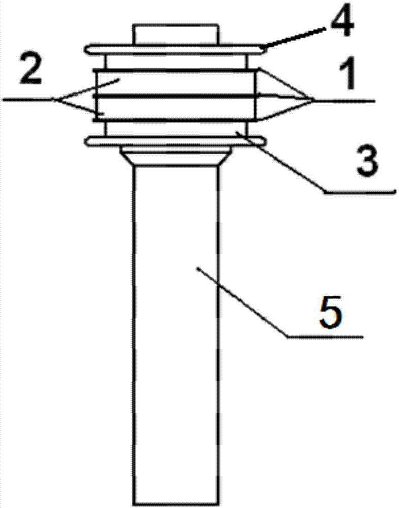 Cold cathode structure for magnetron and millimeter wave magnetron