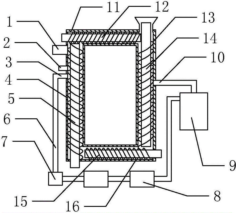 Continuous movement type food extractor